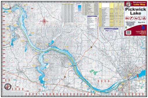 Pickwick Lake 110 Kingfisher Maps Inc.