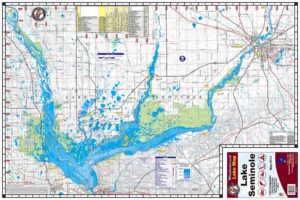 Lake Seminole Waterproof Lake Map 313