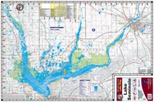Lake Seminole Waterproof Lake Map 313