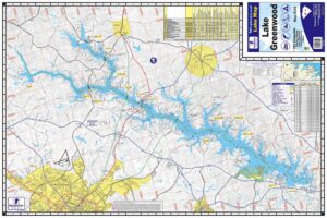 Lake Greenwood South Carolina Waterproof Lake Map 326