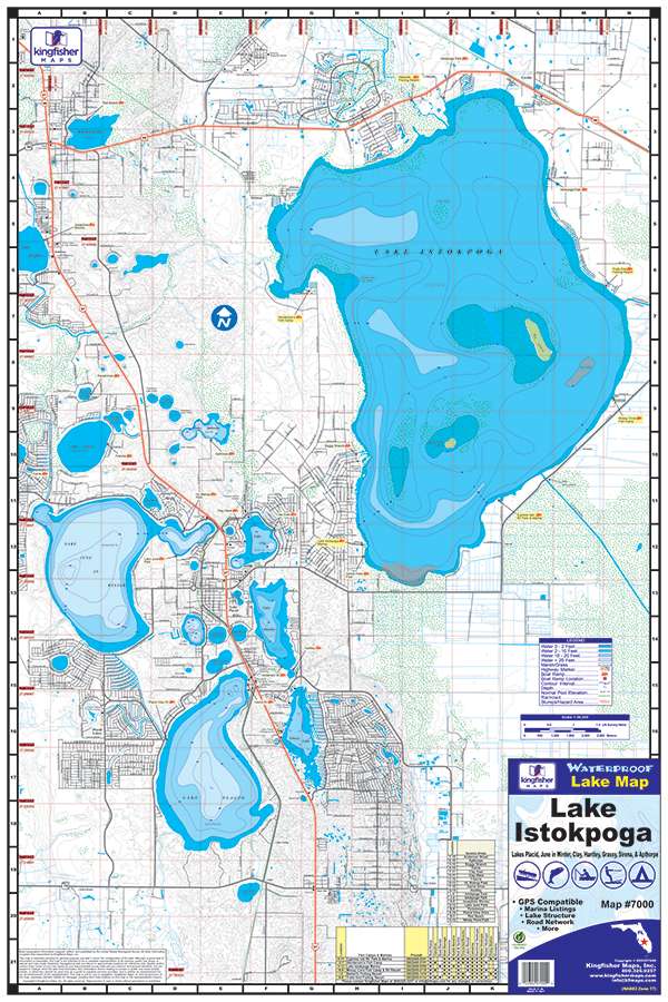 Lake Istokpoga #7000 – Kingfisher Maps, Inc.
