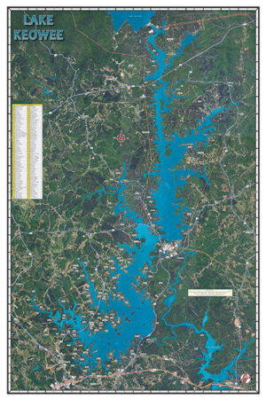 Lake Keowee Subdivision Poster S324