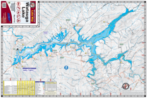 Lake Watauga Waterproof Lake Map #1724