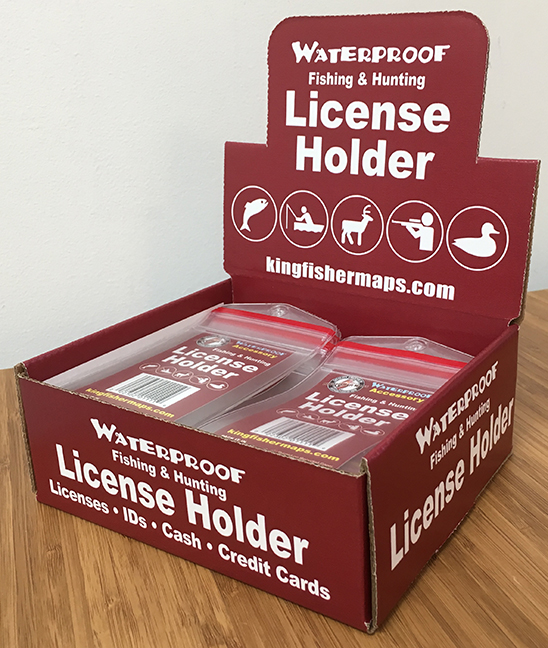 Waterproof License Holder Box 50 Qty