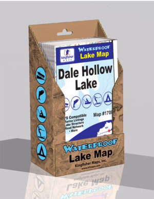 Dale Hollow Lake Waterproof Lake Map 1708