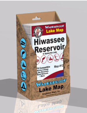 Hiwassee Reservoir Waterproof Lake Map 1210