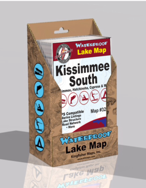 Kissimmee Chain of Lakes South Waterproof Lake Map 329