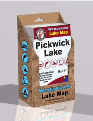 Pickwick Lake Waterproof Lake Map 110