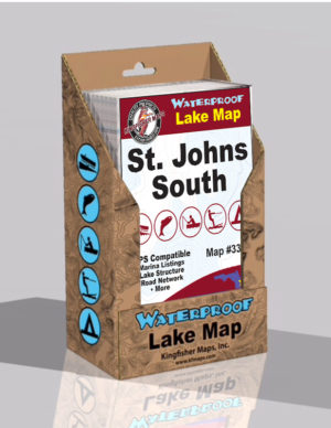 St Johns South Waterproof Lake Map 331