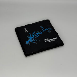 Single Lake Cumberland Slate Coaster