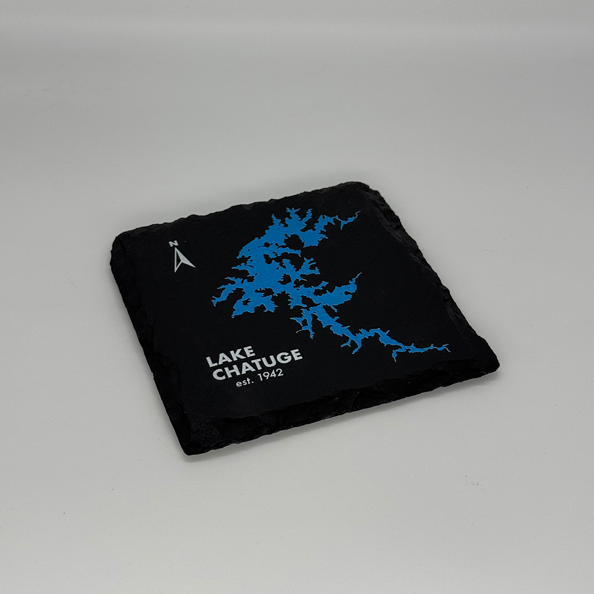 Single Lake Chatuge Slate Coaster