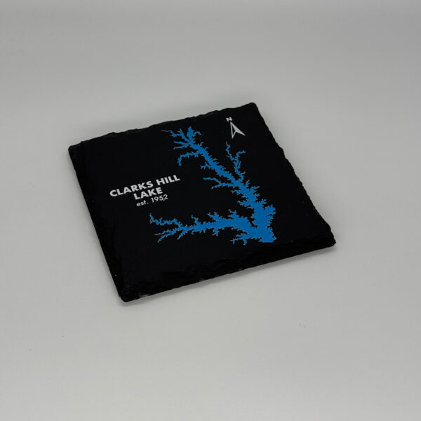 Clarks Hill Lake Slate Coaster Set - Image 2