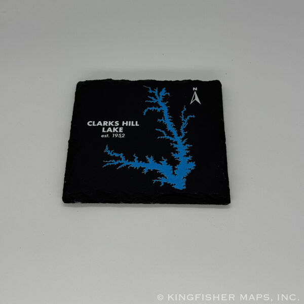Clarks Hill Lake Slate Coaster