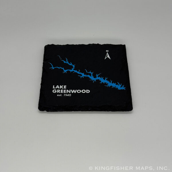 Lake Greenwood Slate Coaster