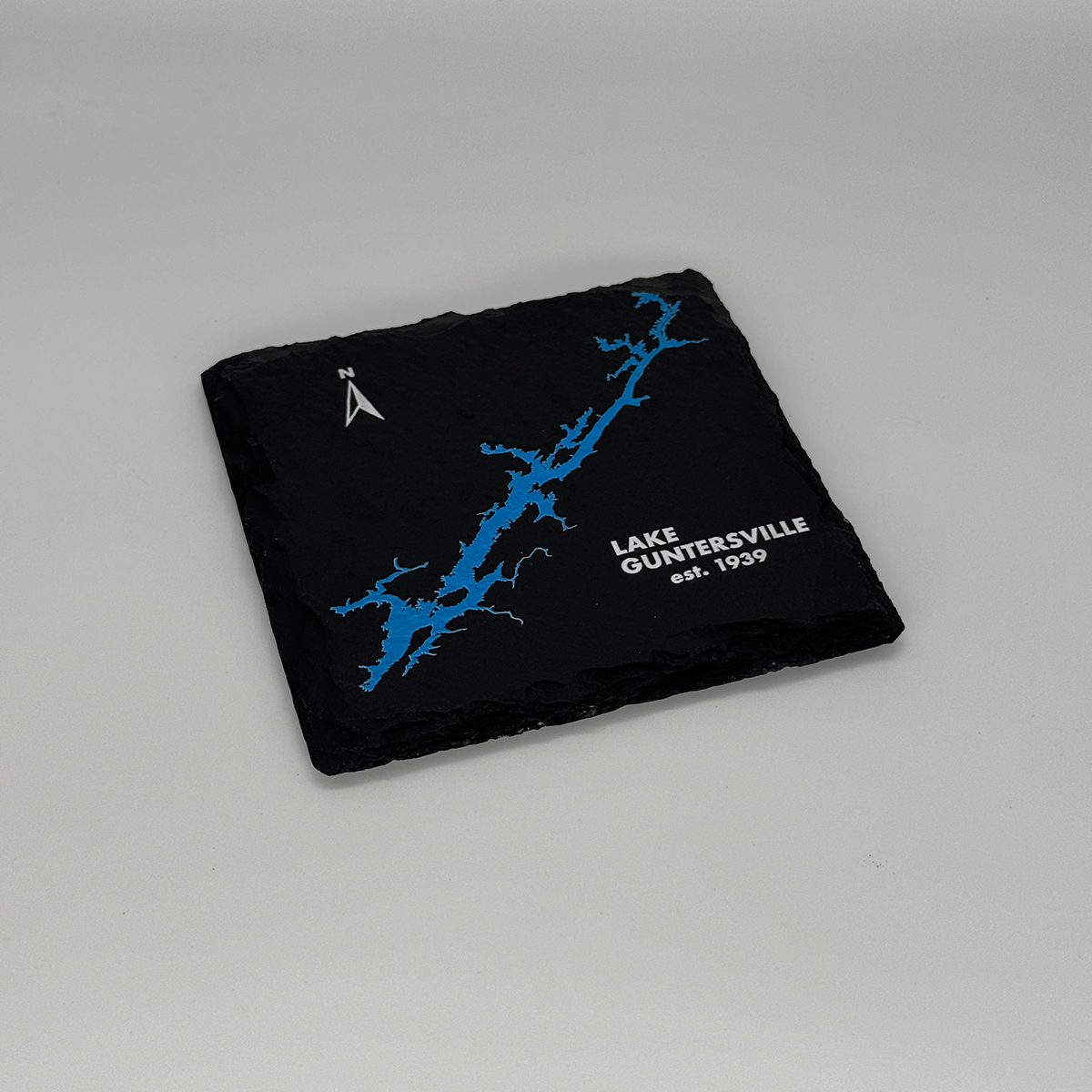Single Lake Guntersville Slate Coaster