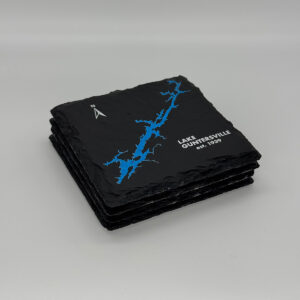 Set of Lake Guntersville Slate Coasters