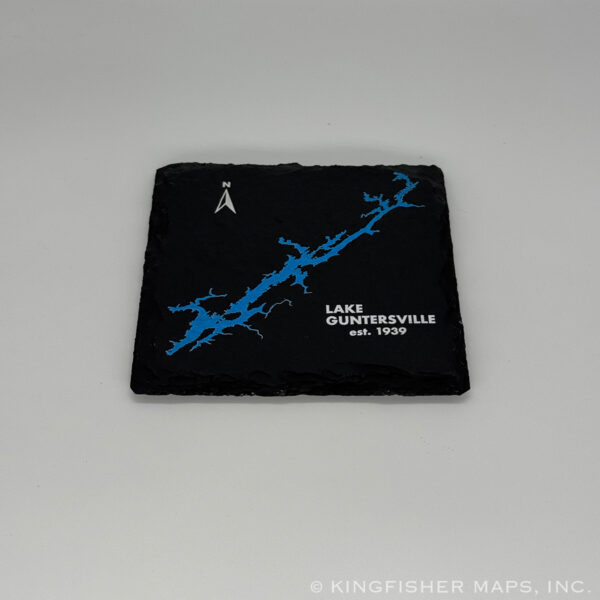 Lake Guntersville Slate Coaster Set - Image 3