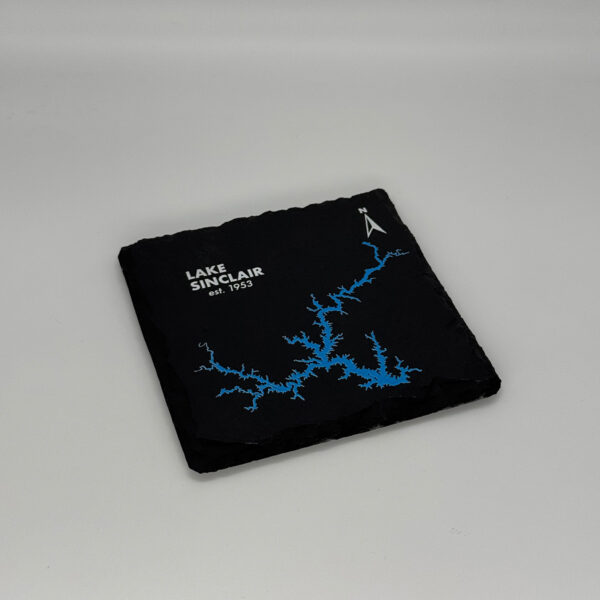 Single Lake Sinclair Slate Coaster