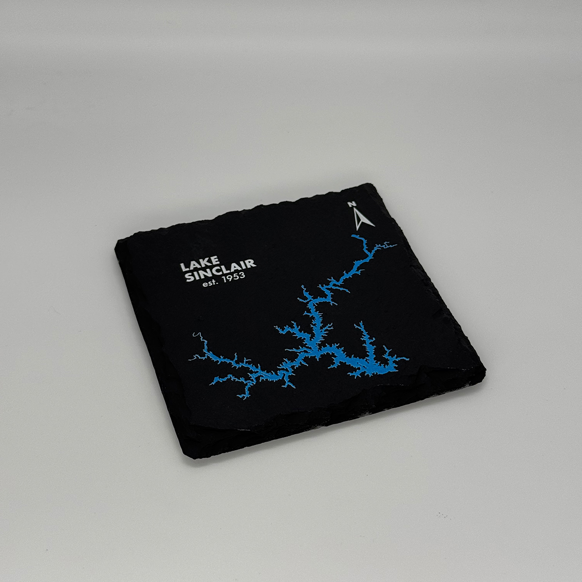 Single Lake Sinclair Slate Coaster