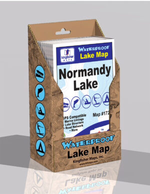 Normandy Lake Maps in a Display Box