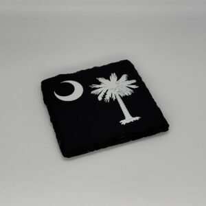 Single South Carolina Flag Slate Coaster