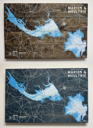 Lake Marion and Lake Moultrie Pallet map options
